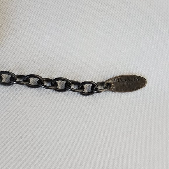 Atlantis Berline Germany Vintage Gemstone Flower Necklace - Picture 8 of 11